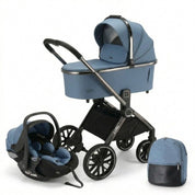 Carrinho de Bebê Kidilo 3 em 1 G100 Carrinho de Bebê 100 Kabannas Azul 