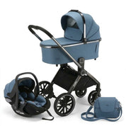 Carrinho de Bebê Kidilo 3 em 1 G100 Carrinho de Bebê 100 Kabannas Azul 