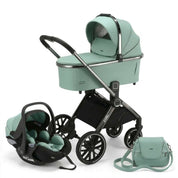 Carrinho de Bebê Kidilo 3 em 1 G100 Carrinho de Bebê 100 Kabannas Verde 