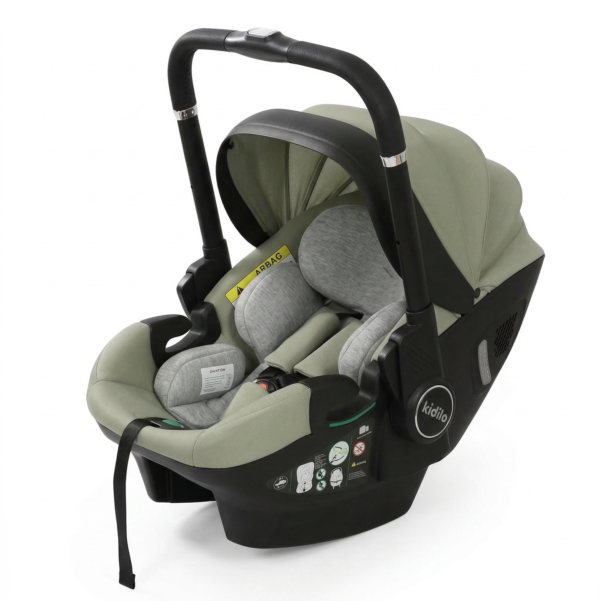 Carrinho de Bebê Kidilo 3 em 1 S366 Carrinho de Bebê 400 Kabannas 