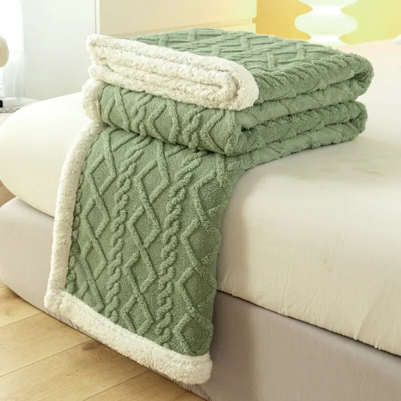 Cobertor Casal de Tapeçaria Kabannas Cobertor Casal - Verde 150 x 200 CM 