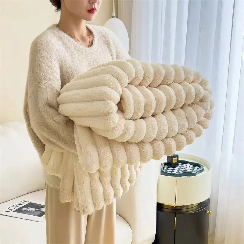 Cobertor Casal Ultra Soft Kabannas Cobertor Casal - Bege 120 x 200 CM 