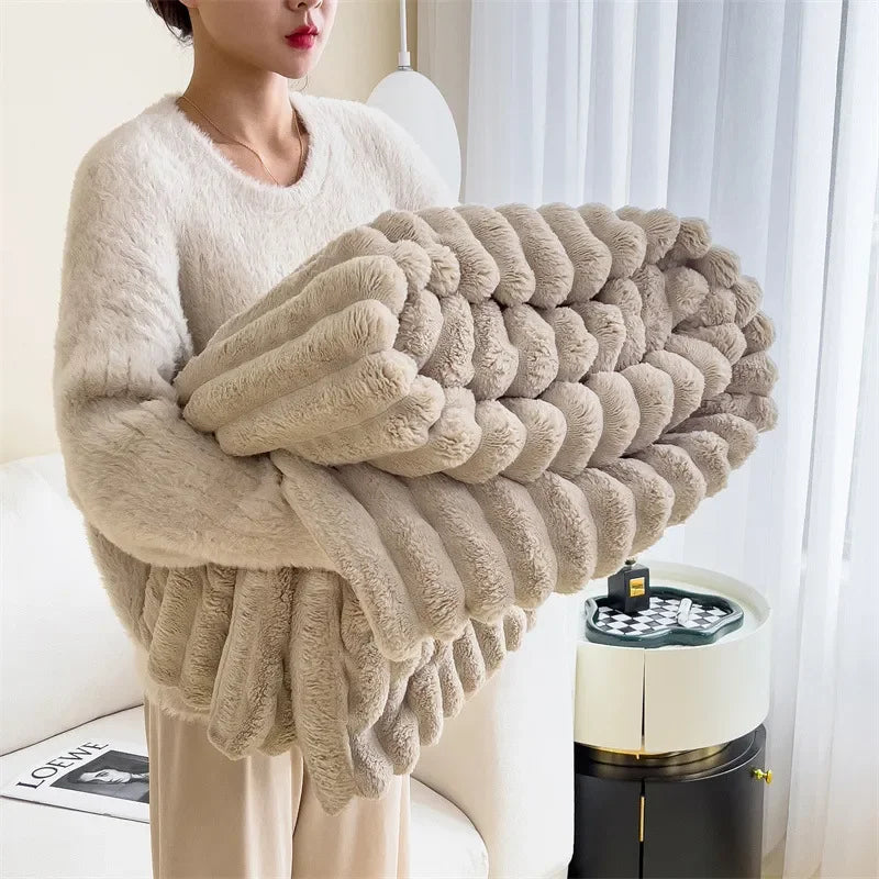 Cobertor Casal Ultra Soft Kabannas Cobertor Casal - Cáqui 120 x 200 CM 