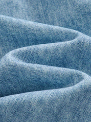 Conjunto 2 Peças Bebê Menina Top Listrado e Salopete Jeans Abelha Borboleta 001 Conjunto Menina 03 Kabannas 