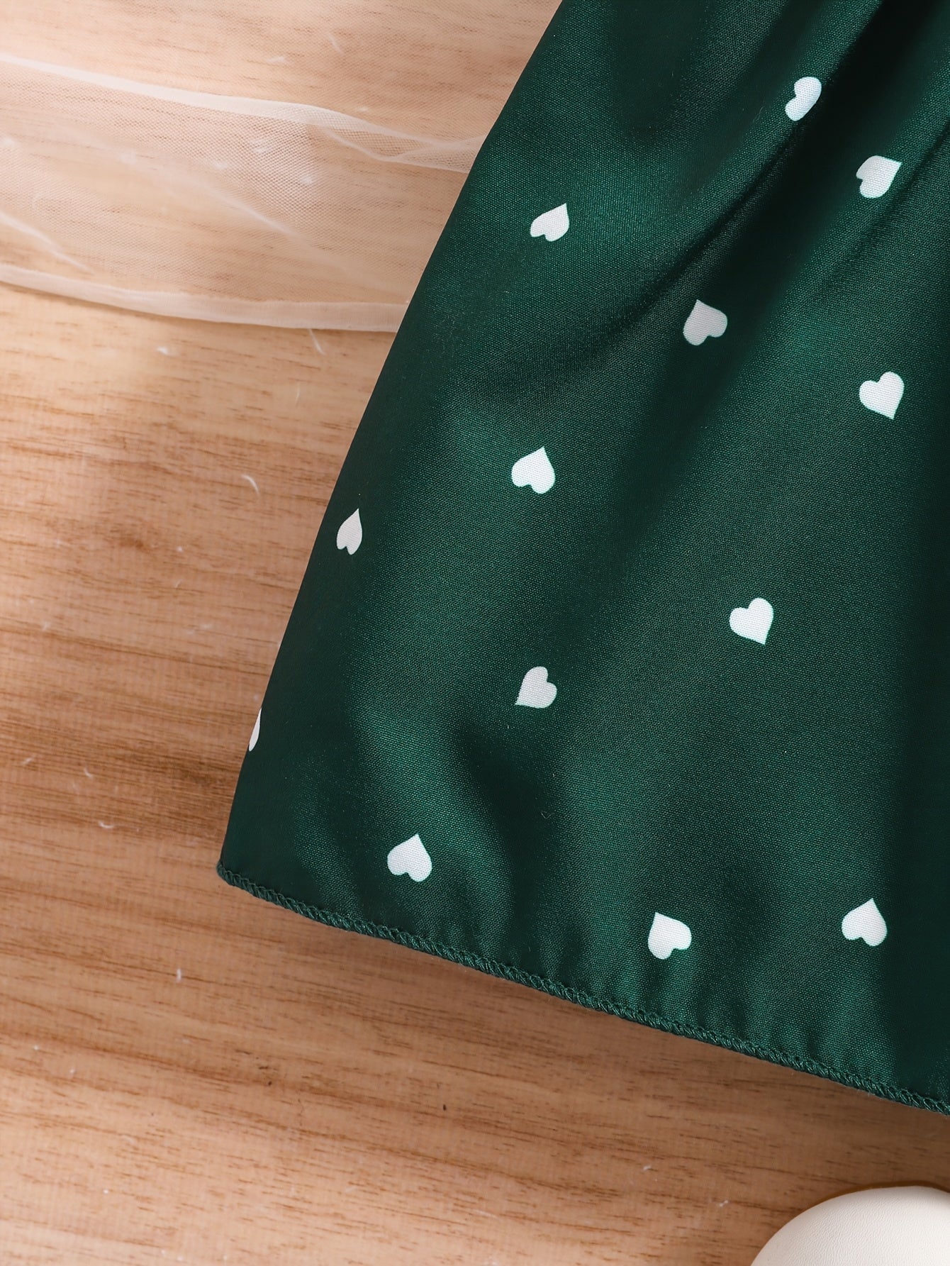 Conjunto 2 Peças Infantil Vestido Alça Franzido Estampa Coração com Chapéu Vestido Infantil 04 Kabannas 