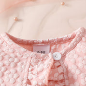 Conjunto 3 Peças Bebê Menina Cardigan com Babados Vestido Tule Borboleta e Tiara de Laço Conjunto Menina 10 Kabannas 