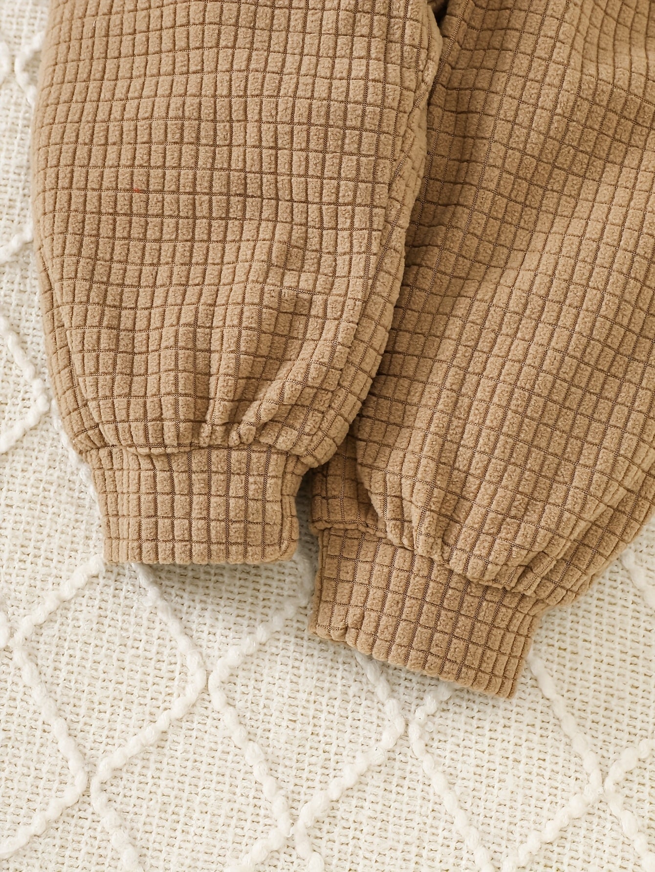 Conjunto 3 Peças Bebê Menino Camisa Colete Waffle e Calça Elástica Urso Conjunto Menino 24 Kabannas 