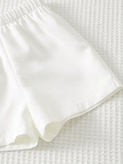 Conjunto 3 Peças Bebê Menino Camisa Listrada e Shorts com Lenço 001 Conjunto Menino 09 Kabannas 