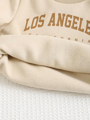 Conjunto 3 Peças Bebê Menino Moletom Los Angeles Colete Sherpa e Calça Jogger 001 Conjunto Menino 11 Kabannas 
