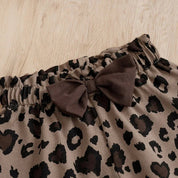 Conjunto Bebê Algodão Estampa Leopardo Conjunto Infantil Menina 12 Kabannas 