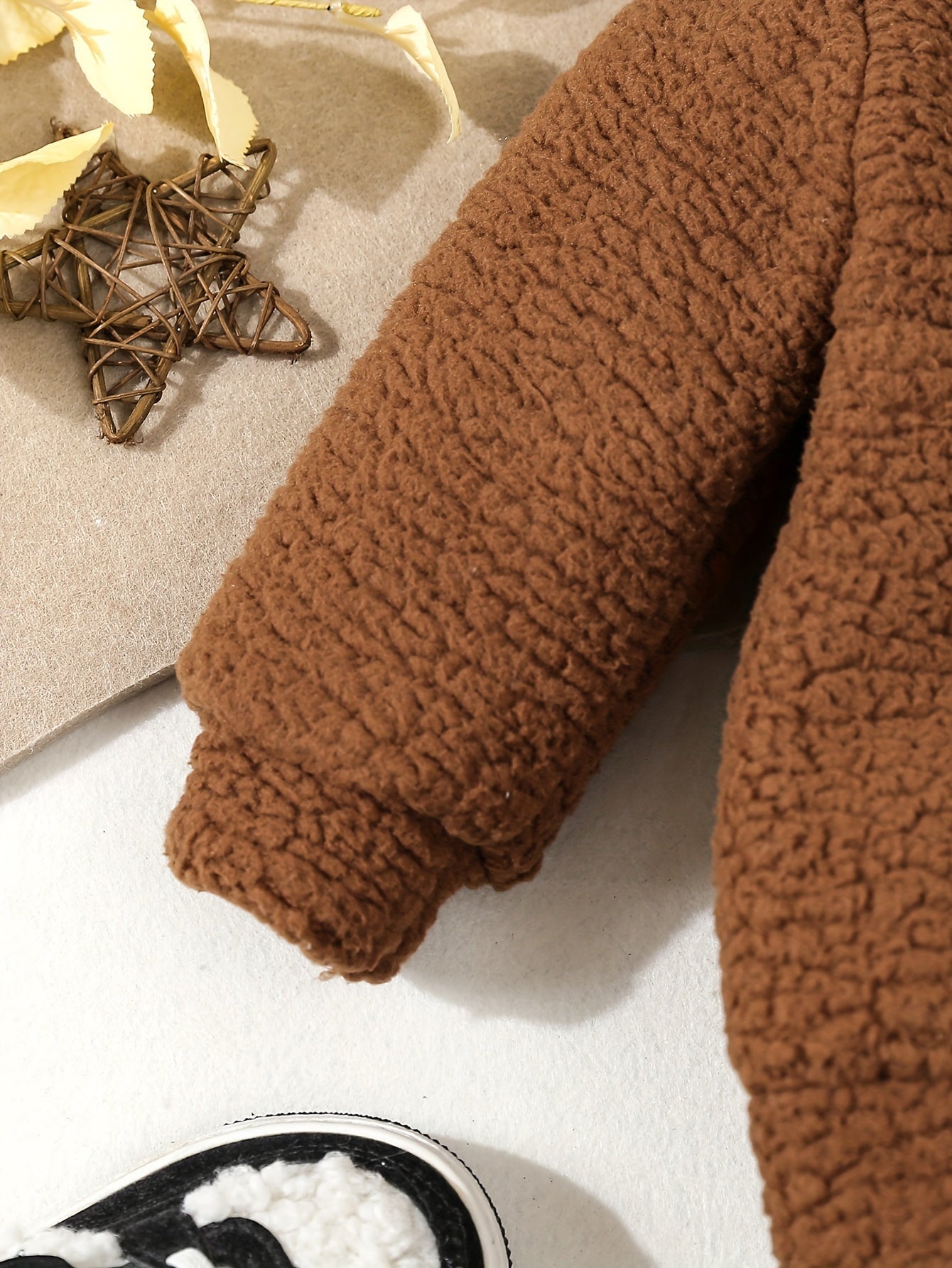 Conjunto Bebê Fleece 2 Peças Blusa Gola Alta Zíper e Calça Jogger Conjunto Menino 22 Kabannas 
