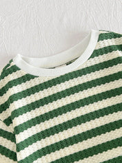 Conjunto Bebê Menina Camiseta e Shorts Waffle 004 Conjunto Menina 19 Kabannas 