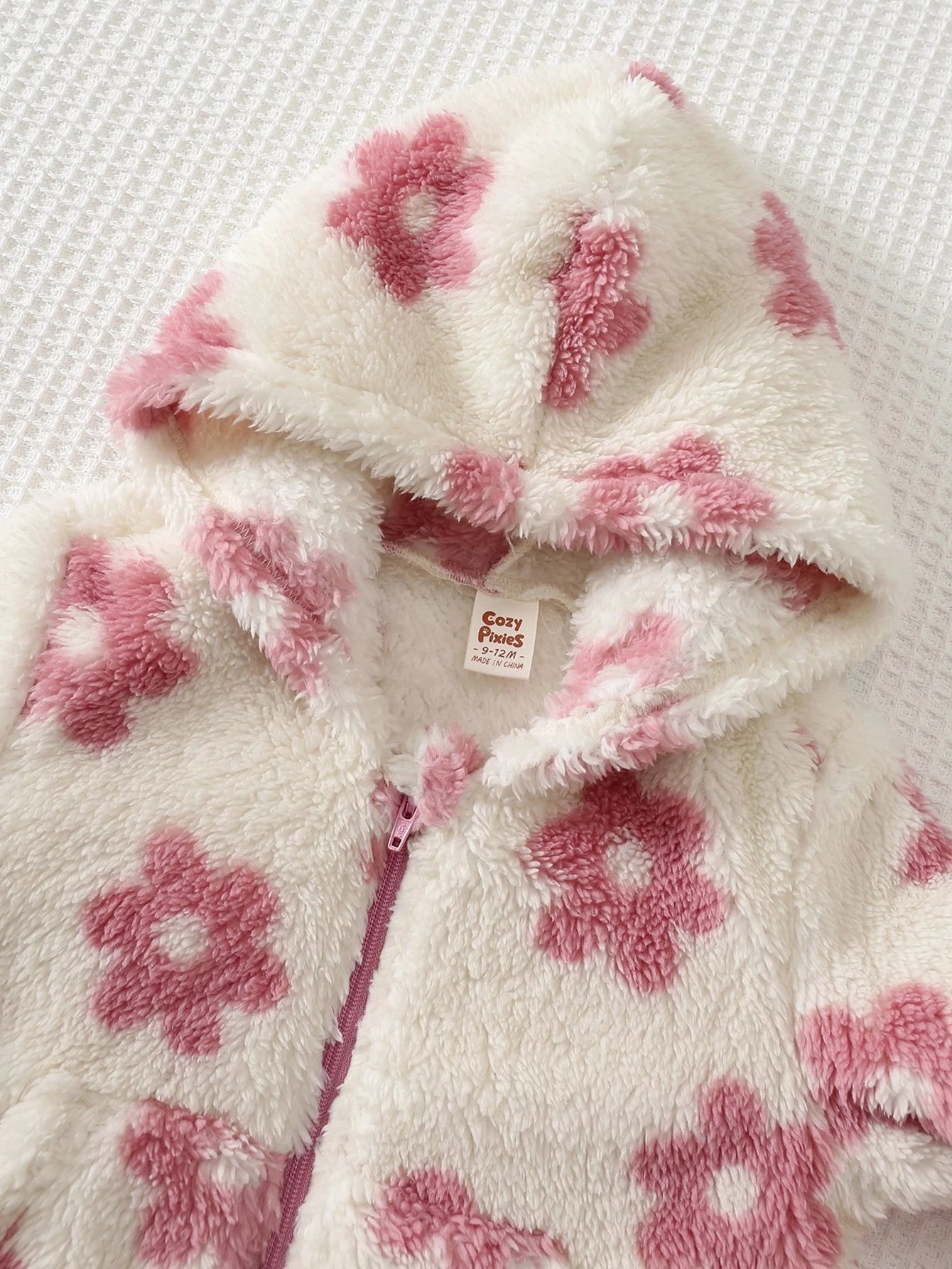 Conjunto Bebê Menina Jaqueta Fleece Floral e Calça 004 Conjunto Menina 15 Kabannas 