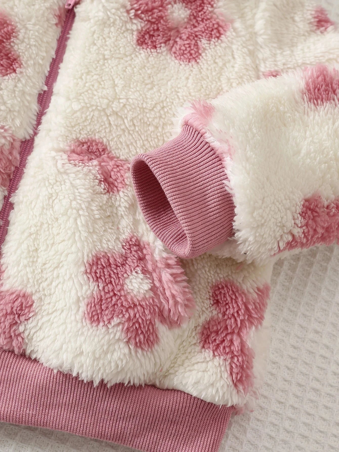 Conjunto Bebê Menina Jaqueta Fleece Floral e Calça 004 Conjunto Menina 15 Kabannas 