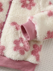 Conjunto Bebê Menina Jaqueta Fleece Floral e Calça 004 Conjunto Menina 15 Kabannas 