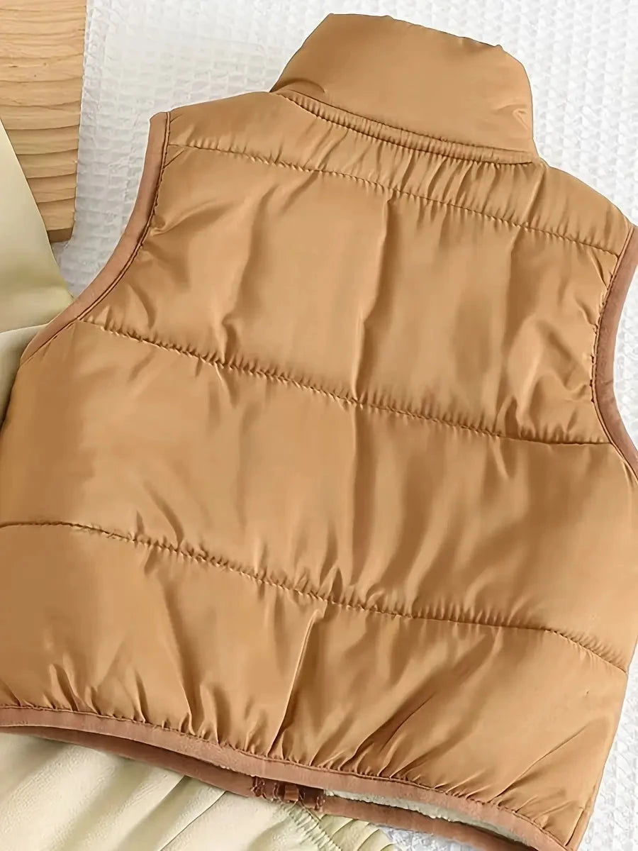 Conjunto Bebê Menino 3 Peças Moletom Los Angeles Manga Longa + Colete Puffer Zíper + Calça Elástica Conjunto Menino 05 Kabannas 