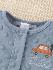 Conjunto Bebê Menino 4 Peças Body Estampa Carrinhos Casaco Calça Touca Plush Conjunto Menino 23 Kabannas 
