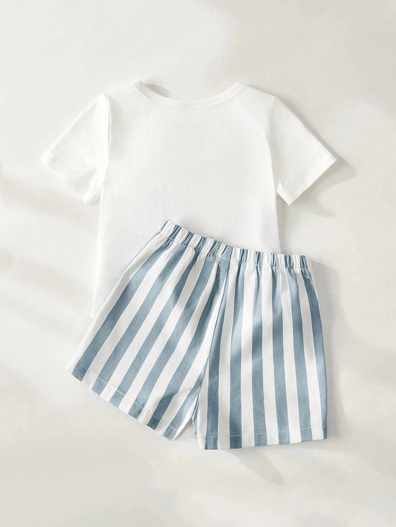 Conjunto Bebê Menino Baseball com Urso Bordado e Shorts Listrado 003 Conjunto Menino 25 Kabannas 