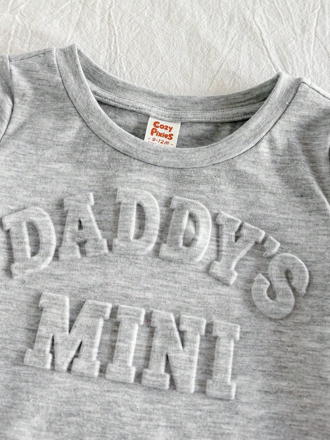 Conjunto Bebê Menino Camiseta Daddy's Mini e Calça Jogger 004 Conjunto Menino 39 Kabannas 
