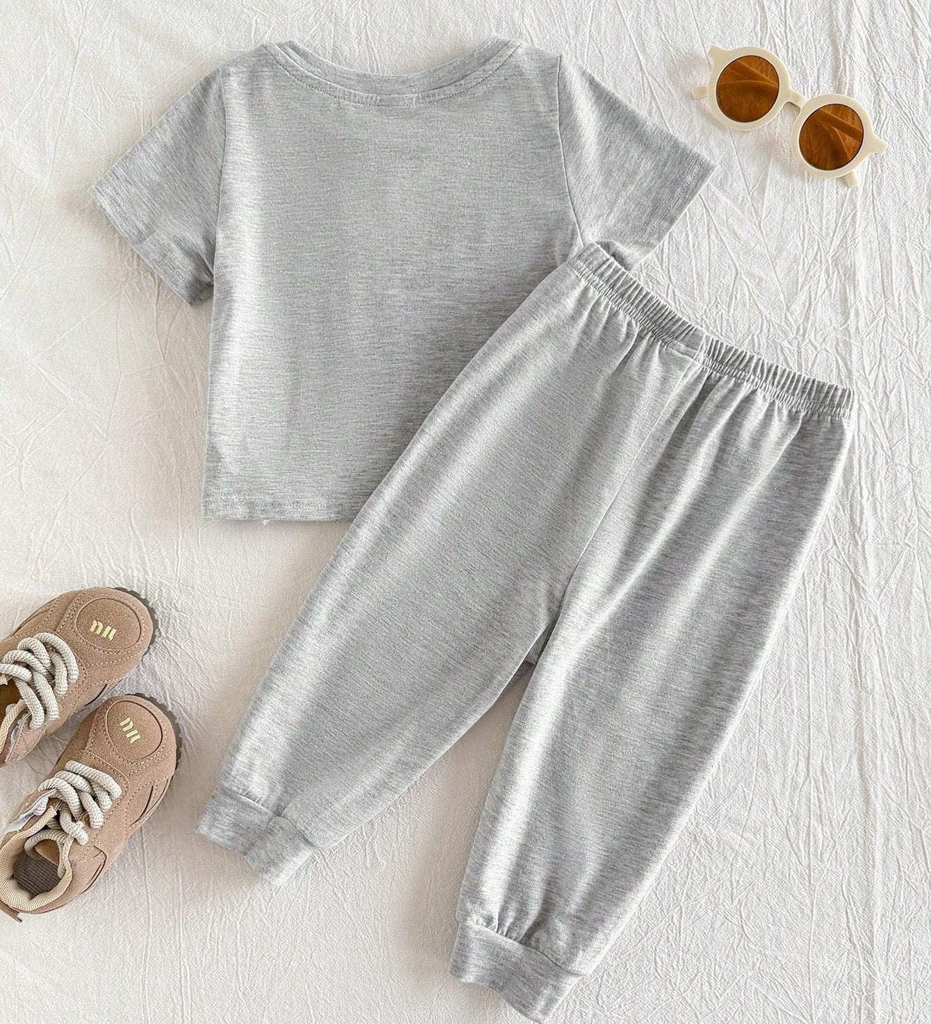 Conjunto Bebê Menino Camiseta Daddy's Mini e Calça Jogger 004 Conjunto Menino 39 Kabannas 
