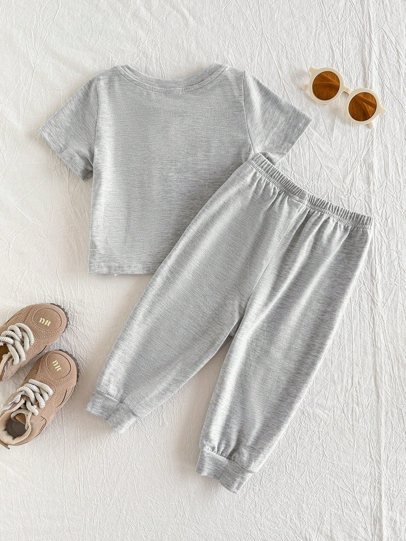 Conjunto Bebê Menino Camiseta Daddy's Mini e Calça Jogger 004 Conjunto Menino 39 Kabannas 