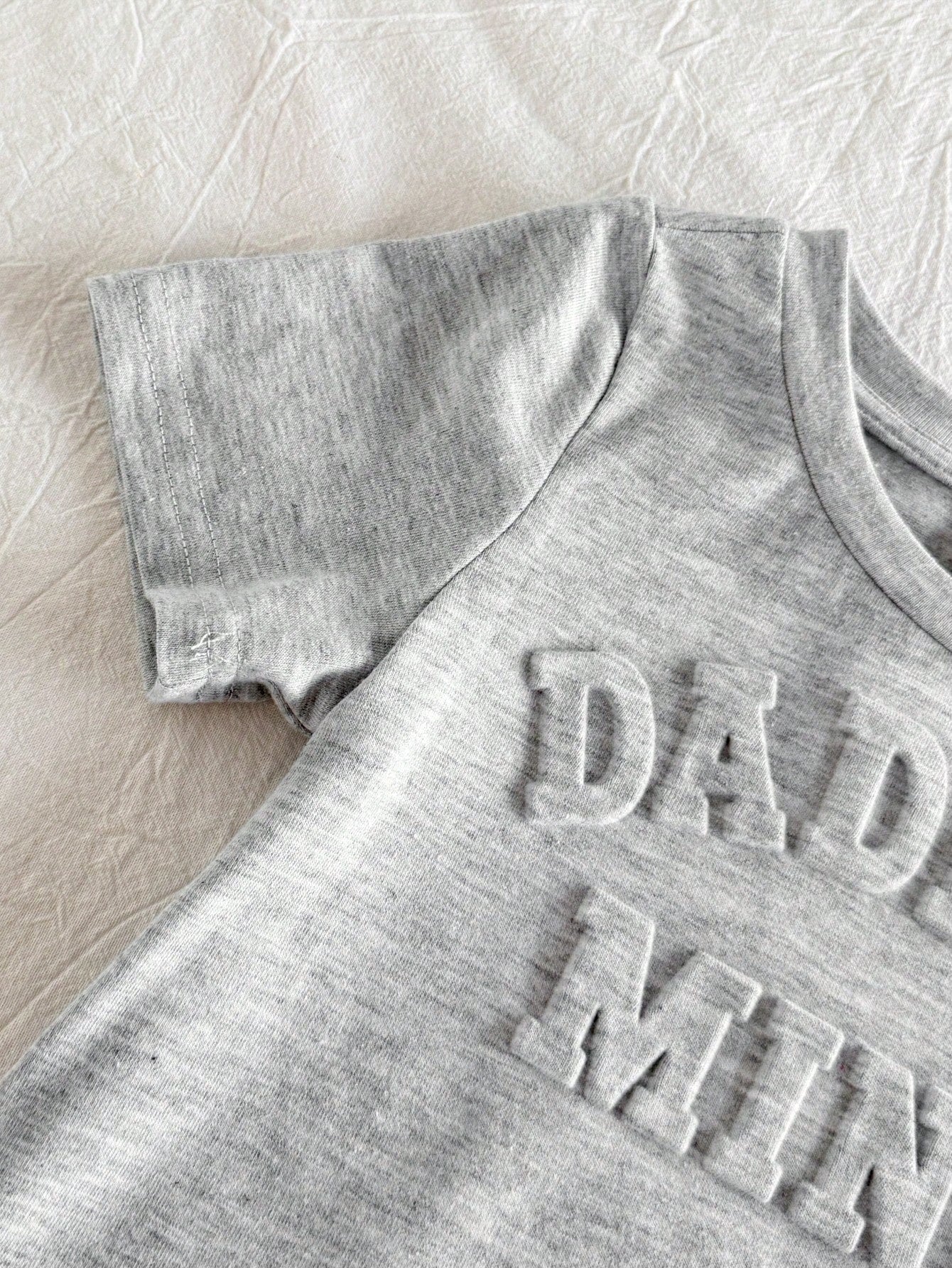 Conjunto Bebê Menino Camiseta Daddy's Mini e Calça Jogger 004 Conjunto Menino 39 Kabannas 