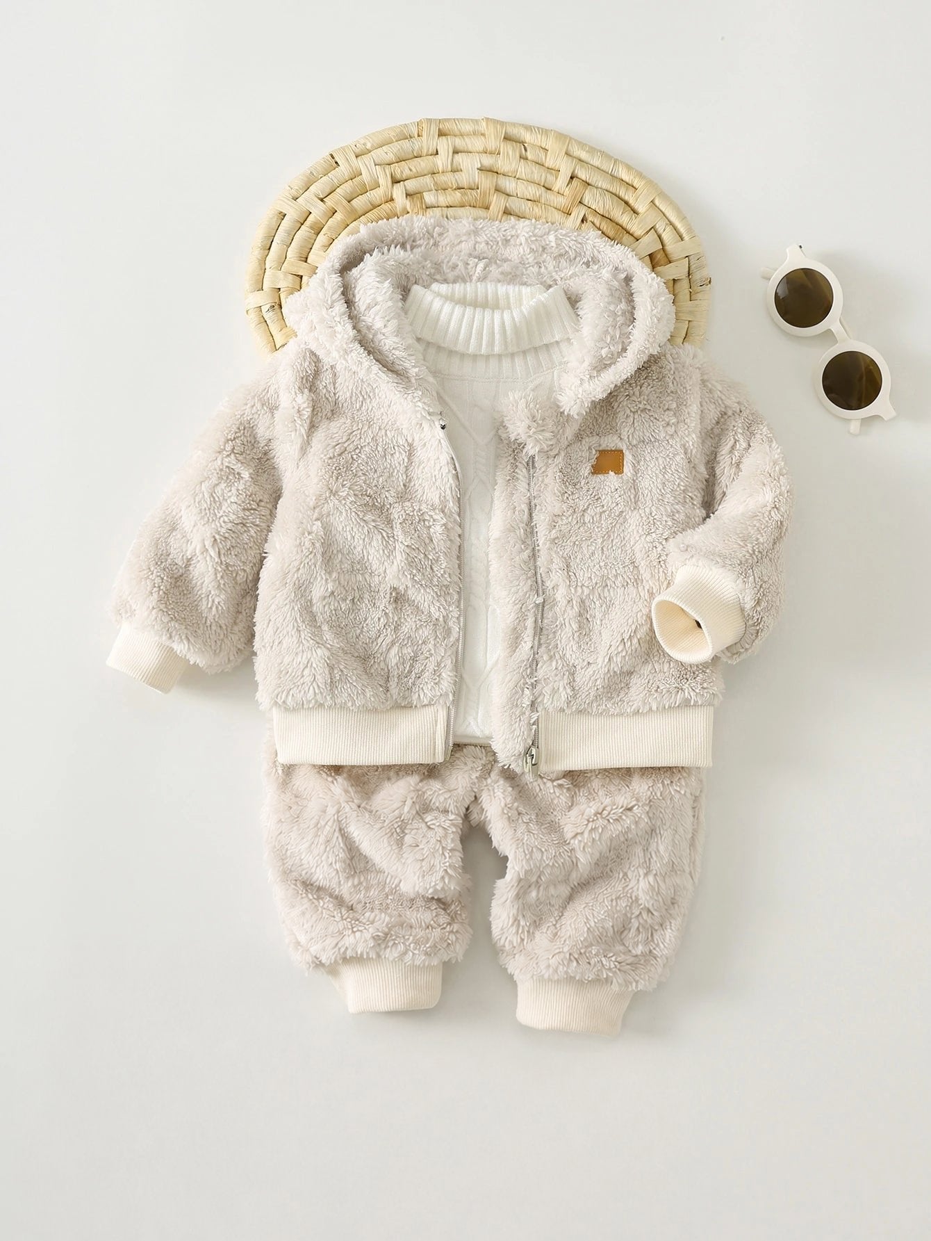 Conjunto Bebê Menino Jaqueta e Calça Fleece 004 Conjunto Menino 40 Kabannas 