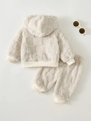Conjunto Bebê Menino Jaqueta e Calça Fleece 004 Conjunto Menino 40 Kabannas 