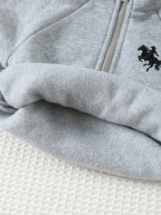 Conjunto Bebê Menino Moletom Bordado Cavalo e Calça 004 Conjunto Menino 30 Kabannas 