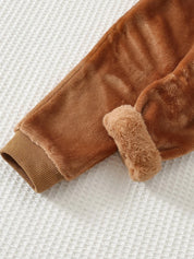Conjunto Bebê Menino Moletom e Calça Plush Cachorro 3D 004 Conjunto Menino 42 Kabannas 
