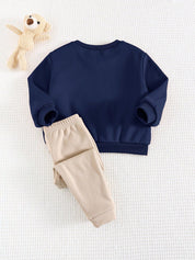 Conjunto Bebê Menino Moletom Urso Forro Térmico e Calça 004 Conjunto Menino 31 Kabannas 