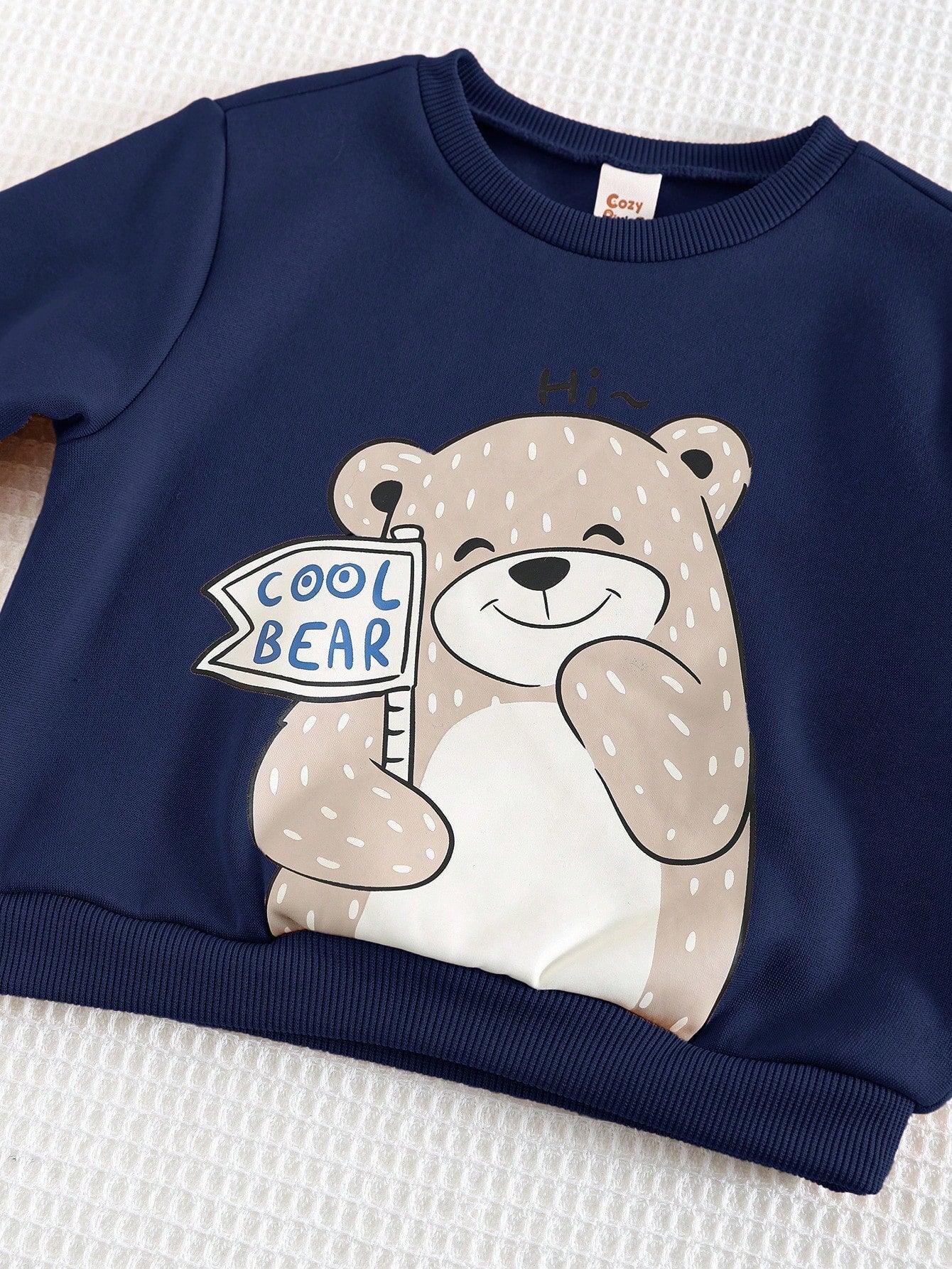 Conjunto Bebê Menino Moletom Urso Forro Térmico e Calça 004 Conjunto Menino 31 Kabannas 