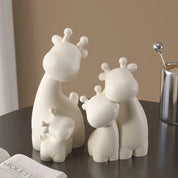 Conjunto Decorativo Família de Cervos Ornamento Infantil 01 Kabannas 