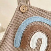 Conjunto Infantil de Verão Unissex com Macacão Arco-Íris Moda Vintage Infantil 24 Kabannas 