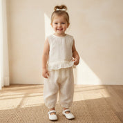 Conjunto Infantil Feminino de Verão - Estilo Casual Moda Vintage Infantil 42 Kabannas 3 Anos 