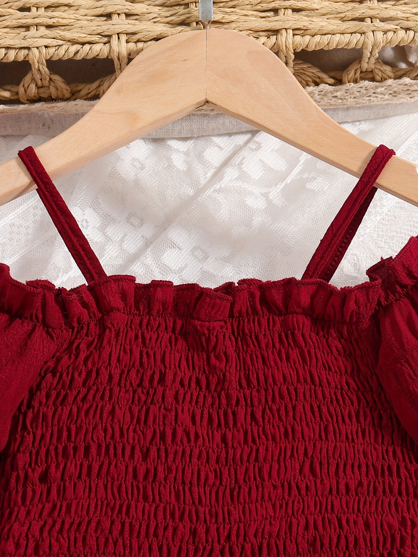 Conjunto Infantil Menina 2 Peças Top Cropped Franzido Ombro Caído e Saia Rodada com Cinto Conjunto Menina 21 Kabannas 