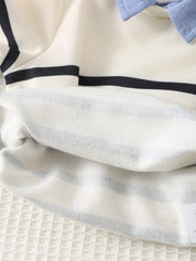 Conjunto Infantil Menino Blusa de Tricô Macio Manga Longa e Calça - Caqui