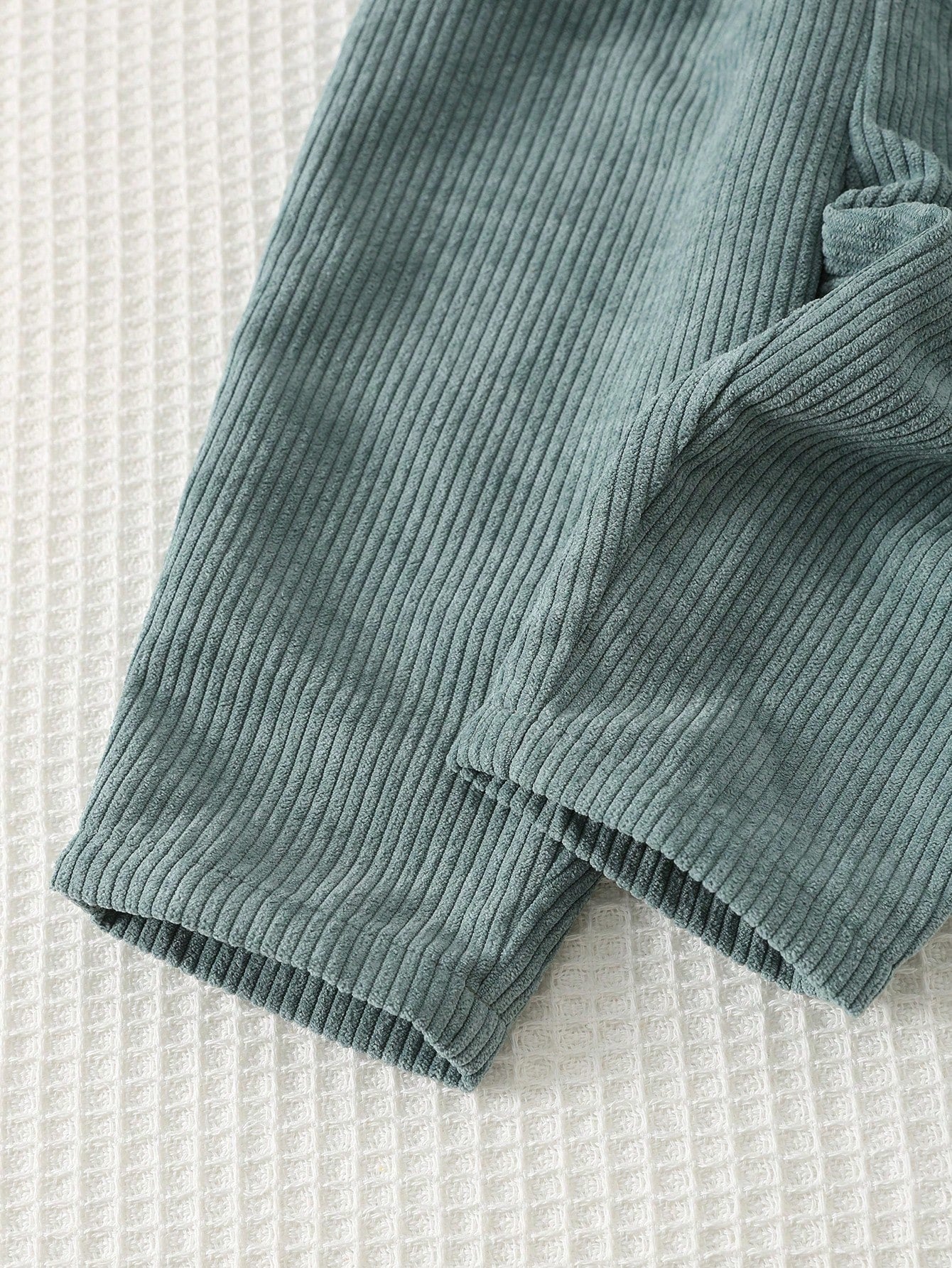 Conjunto Infantil Menino Blusa de Tricô Macio Manga Longa e Calça - Verde