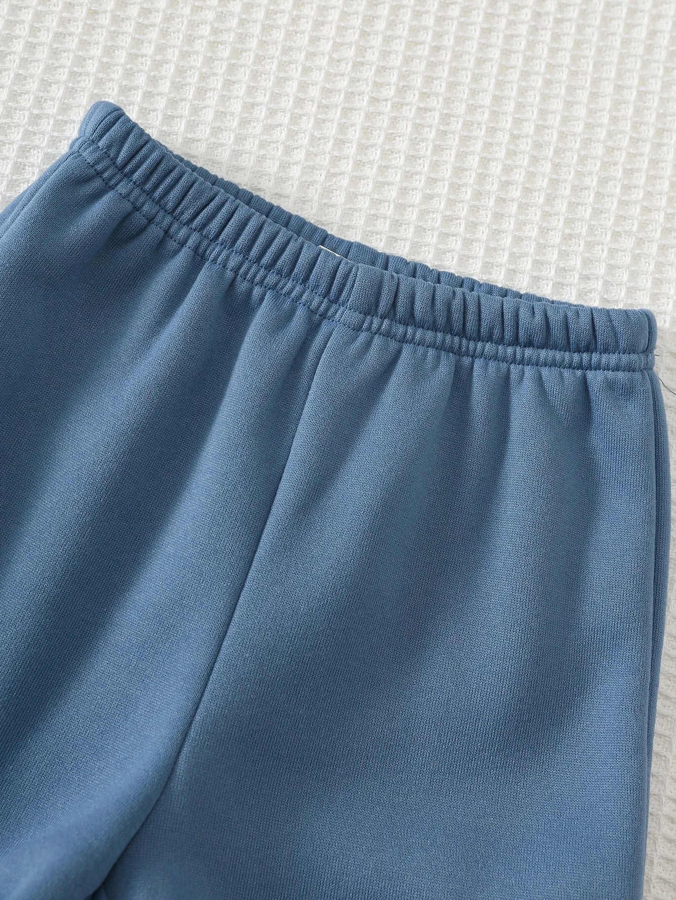 Conjunto Infantil Menino Moletom Bichinhos 3D e Calça Azul - Bege e azul