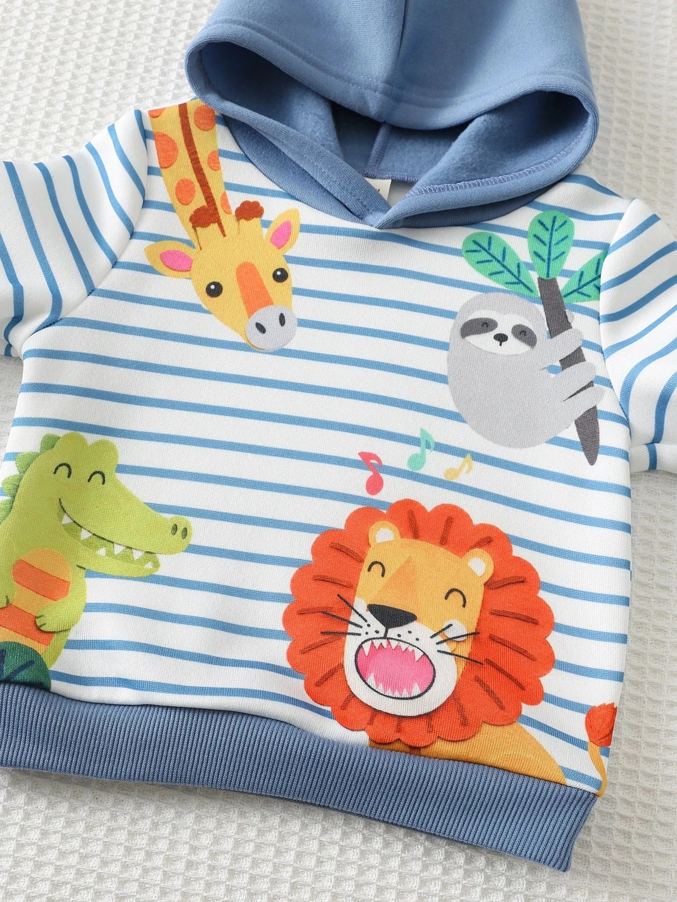 Conjunto Infantil Menino Moletom com Capuz e Estampa de Animais 003 Conjunto Menino 22 Kabannas 