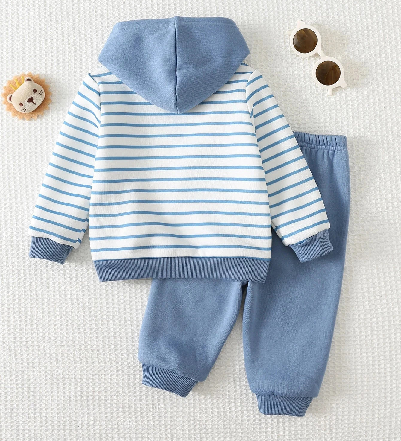Conjunto Infantil Menino Moletom com Capuz e Estampa de Animais 003 Conjunto Menino 22 Kabannas 