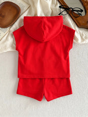 Conjunto Infantil Menino Regata com Capuz e Shorts 004 Conjunto Menino 38 Kabannas 