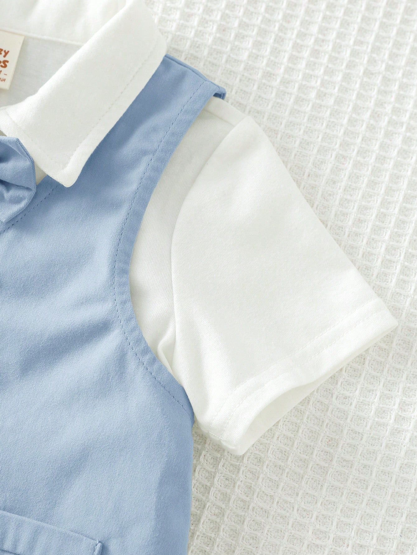 Conjunto Social Bebê Menino Camisa Colete e Bermuda 004 Conjunto Menino 33 Kabannas 