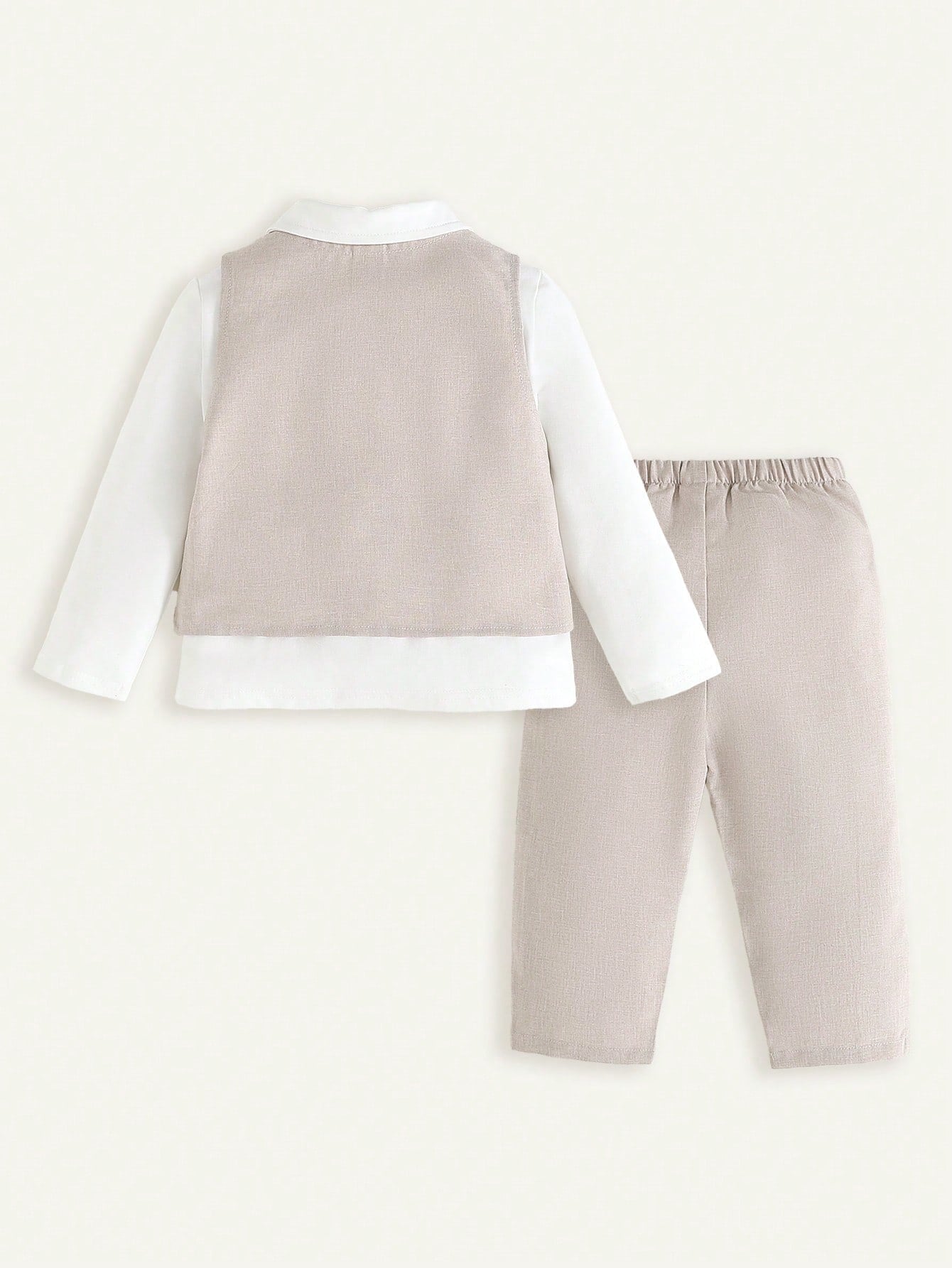Conjunto Social Bebê Menino Colete Camisa e Calça Batizado 004 Conjunto Menino 29 Kabannas 
