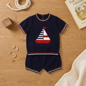 Conjunto Vintage Bebê em Algodão - Camiseta e Short Moda Vintage Infantil 36 Kabannas 