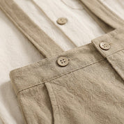 Conjunto Vintage de Suspensório e Body de Algodão para Bebês Moda Vintage Infantil 29 Kabannas 