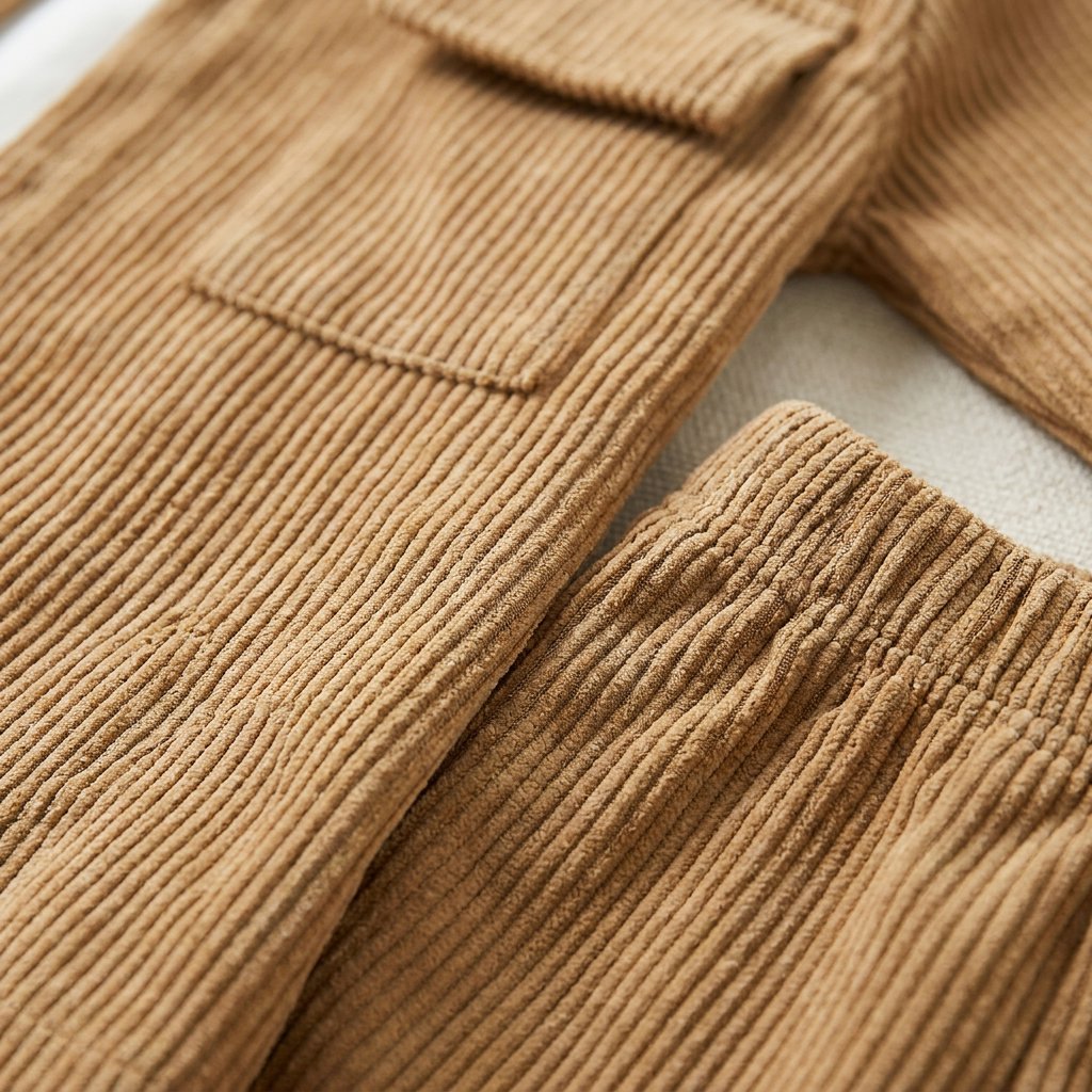 Conjunto Vintage Masculino Cotelê Caramelo - Jaqueta e Calça Moda Vintage Infantil 48 Kabannas 