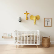 Decoração de Parede de Pelúcia Animais Safari para Quarto Infantil Cabeças de Parede 02 Kabannas 