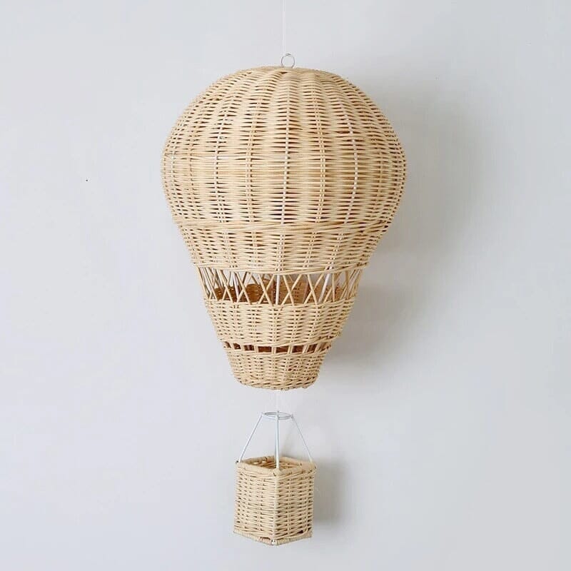 Decoração Infantil Balão de Ar Quente em Rattan Decoração Infantil 01 Kabannas 