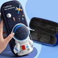 Estojo Escolar Infantil 3D Kabannas Astronauta - Azul 
